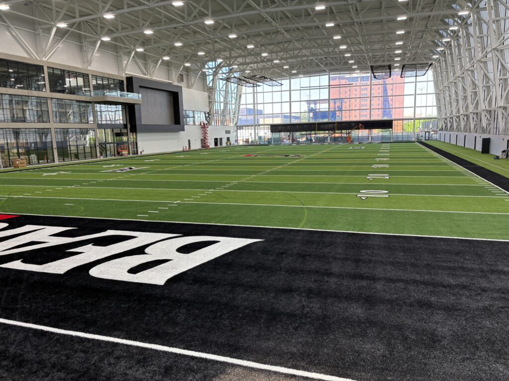 Plumbing and Engineering for Cincinnati Bearcats Indoor Football Practice Facility