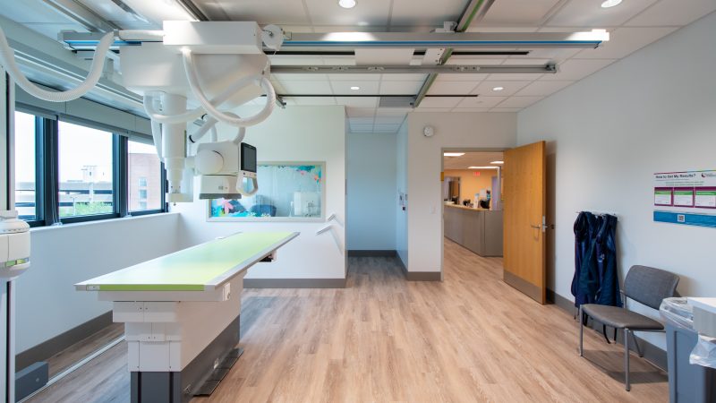 Medical X-ray room at Outpatient Rehabilitation Facility Healthcare MEP Engineering